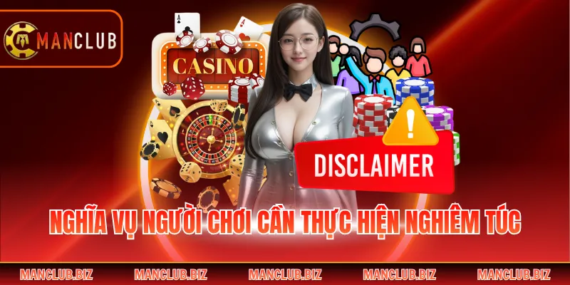 Nghĩa vụ người chơi cần thực hiện nghiêm túc