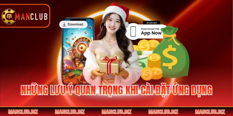 Những lưu ý quan trọng khi cài đặt ứng dụng