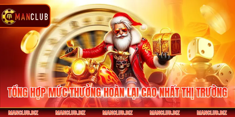 Tổng hợp mức thưởng hoàn lại cao nhất thị trường